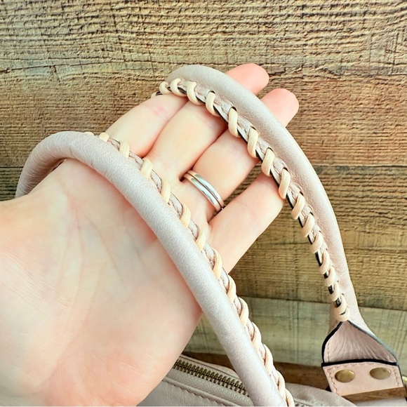 NWOT Vera Pelle Made in Italy Leather Motorcycle Style Bag - Picture 7 of 16